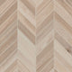 12x15 Havenwood Chevron Mosaic Wood-Look Matte Smooth Ceramic Tile Brown Beige