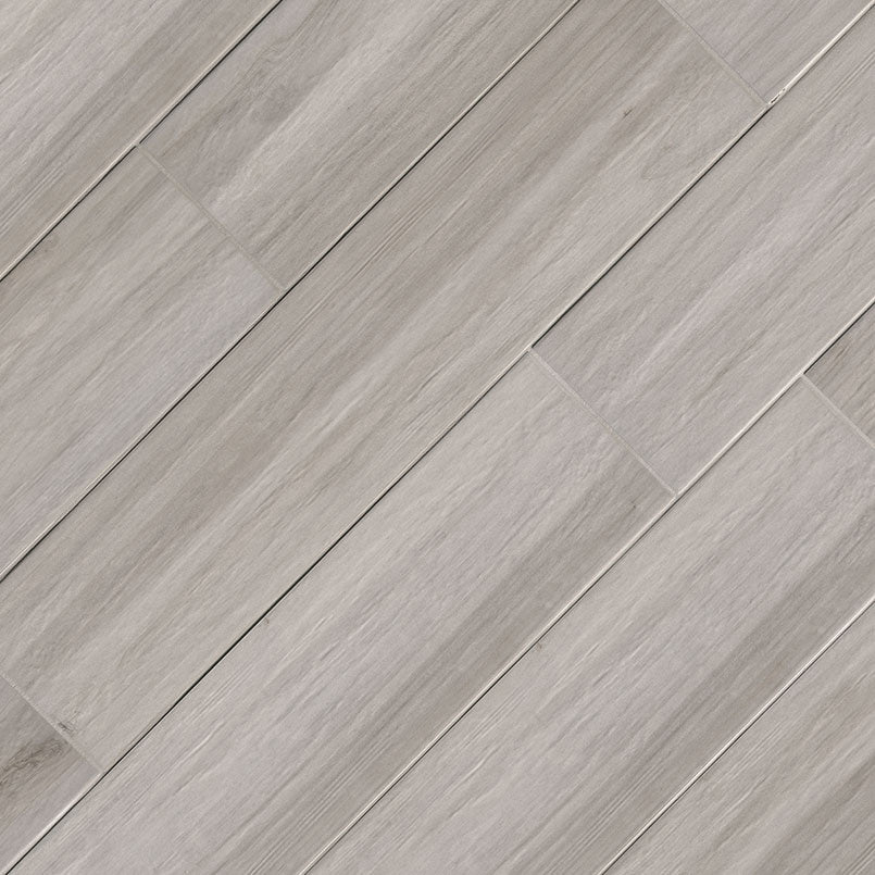 8x36 Havenwood Wood-Look Matte Smooth Ceramic Tile Gray Beige