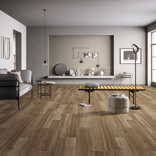 Golden Brown - 8x36 Havenwood Wood-Look Matte Smooth Ceramic Tile