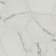 9x10 Hexley Hexagon Marble-Look Matte Smooth Ceramic Tile White Marble