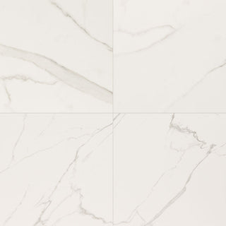24x24 Kaya Marble-Look Polished Smooth Porcelain Tile
