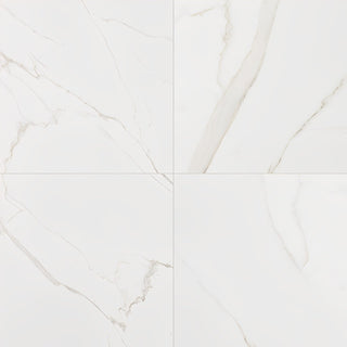 24x24 Kaya Marble-Look Matte Smooth Porcelain Tile