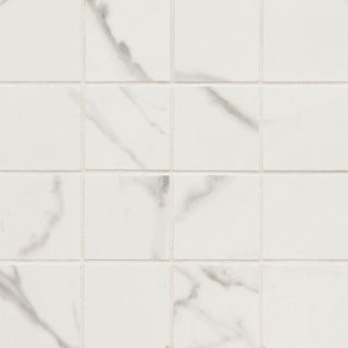 3x3 Kaya Mosaic Marble-Look Matte Smooth Porcelain Tile