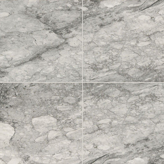24x48 Kaya Intense Veining Marble-Look Polished Smooth Porcelain Tile