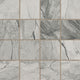 3x3 Kaya Intense Veining Mosaic Marble-Look Matte Smooth Porcelain Tile Gray