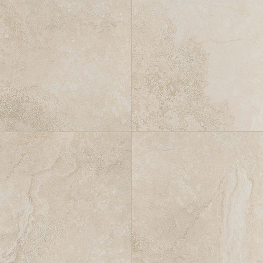 20x20 Legend Stone-Look Matte Textured Porcelain Tile Cream Beige