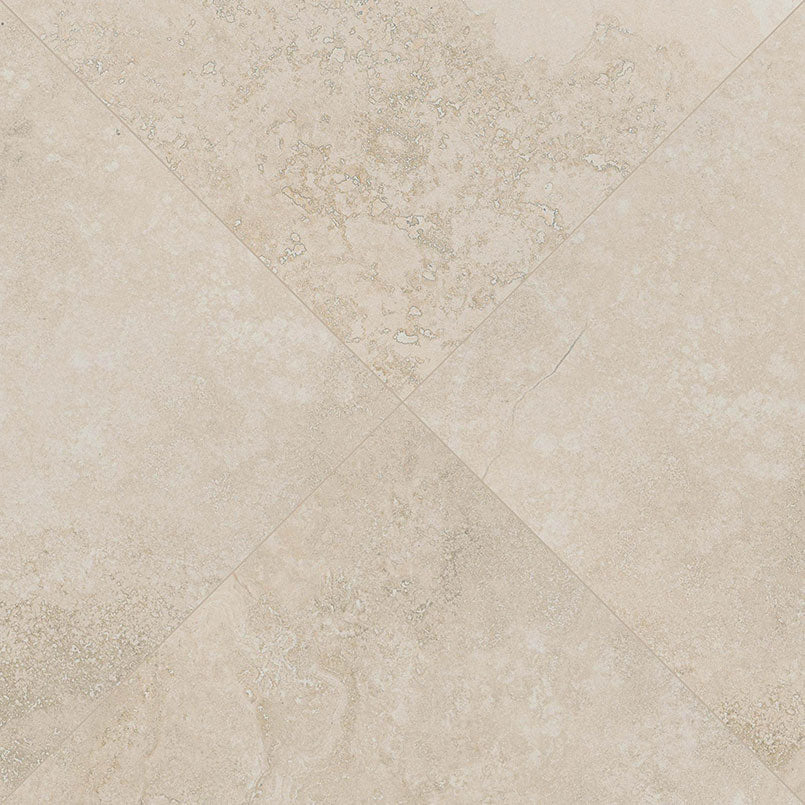 20x20 Legend Stone-Look Matte Textured Porcelain Tile Cream Beige