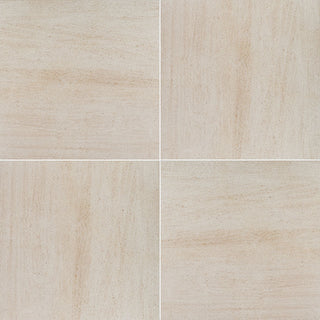 Cream Beige - 24x24 Livingstyle Stone-Look Matte Smooth Porcelain Tile