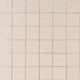 2x2 Loft Mosaic Solid-Color Matte Textured Porcelain Tile Beige Cream