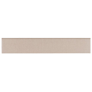 Warm Beige - 3x18 Loft Bullnose Stone-Look Matte Textured Porcelain Tile