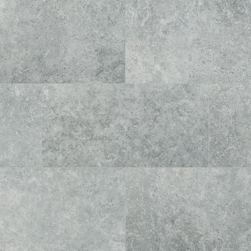 24x48 Lunar Stone-Look Matte Textured Porcelain Tile Soft Grey