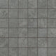 2x2 Legions Mosaic Stone-Look Matte Textured Porcelain Tile Charcoal Grey