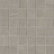 2x2 Malahari Mosaic Quartzite-Look Lapato Textured Porcelain Tile Warm Grey
