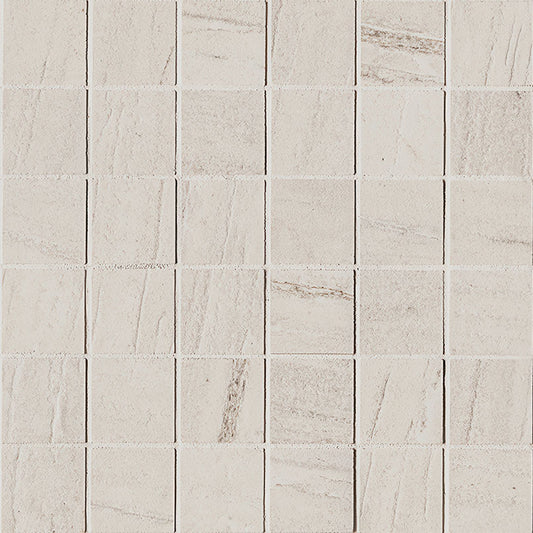 2x2 Malahari Mosaic Stone-Look Lapato Textured Porcelain Tile Light Taupe