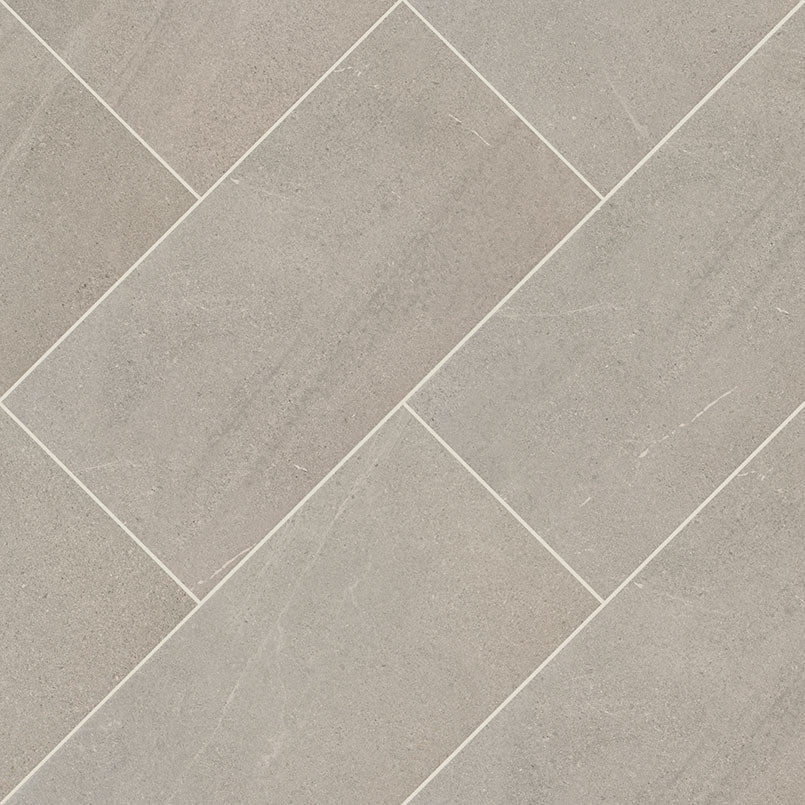 24x48 Maven Stone-Look Matte Smooth Porcelain Tile Warm Taupe