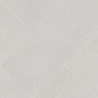 Pale Gray - 12x24 Maven Stone-Look Matte Smooth Porcelain Tile