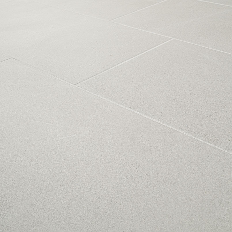 24x48 Maven Stone-Look Matte Smooth Porcelain Tile Pale Grey
