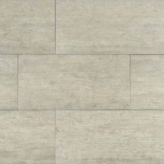 12x24 Metropolis Concrete-Look Matte Smooth Porcelain Tile Warm Greige