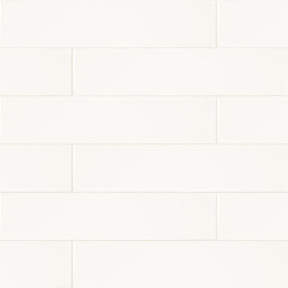 2x8 Metro Solid-Color Glossy Smooth Ceramic Tile