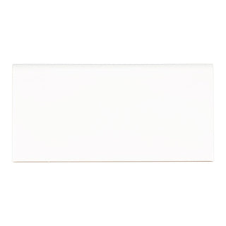 3x6 Metro Bullnose Solid-Color Glossy Smooth Ceramic Tile