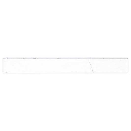 Ivory Gold - 3x24 Miraggio Bullnose Marble-Look Matte Smooth Porcelain Tile