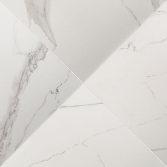 35x35 Monza Marbello Marble-Look Matte Smooth Porcelain Tile