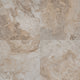 12x12 Napa Travertine-Look Matte Textured Ceramic Tile Warm Beige