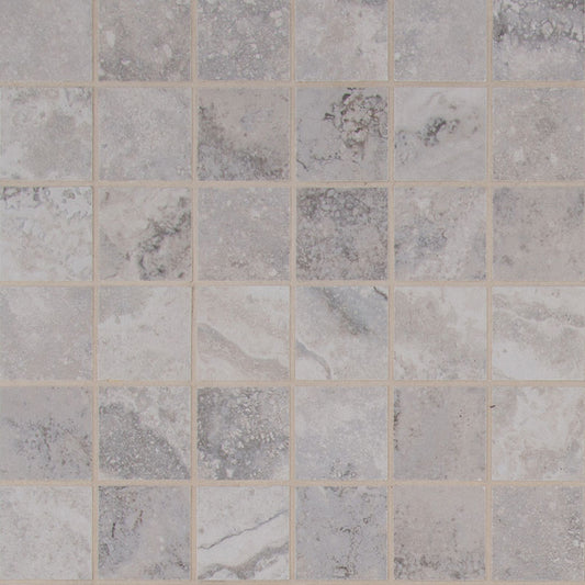 2x2 Napa Mosaic Stone-Look Matte Textured Ceramic Tile
