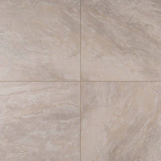 24x24 Onyx Stone-Look Matte Textured Porcelain Tile