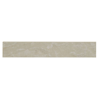 Warm Brown - 3x18 Onyx Bullnose Stone-Look Matte Smooth Porcelain Tile
