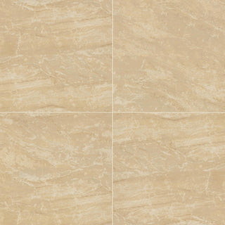 Warm Beige - 24x24 Onyx Stone-Look Matte Smooth Porcelain Tile