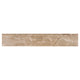 3x18 Onyx Bullnose Stone-Look Matte Smooth Porcelain Tile Warm Brown