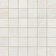 2x2 Oxide Mosaic Stone-Look Matte Smooth Porcelain Tile Soft Ivory