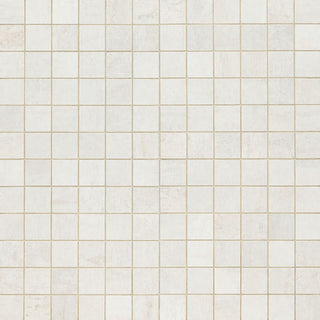 Soft Ivory - 2x2 Oxide Mosaic Stone-Look Matte Smooth Porcelain Tile