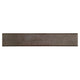 3x18 Oxide Bullnose Solid-Color Matte Smooth Porcelain Tile Charcoal Brown