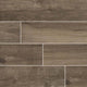 6x36 Palmetto Wood-Look Matte Smooth Porcelain Tile Dark Brown