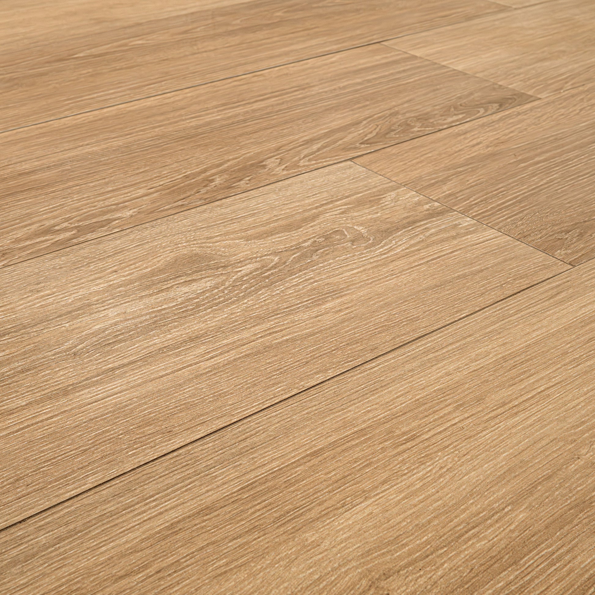 10x60 Placero Wood-Look Matte Smooth Porcelain Tile Warm Brown