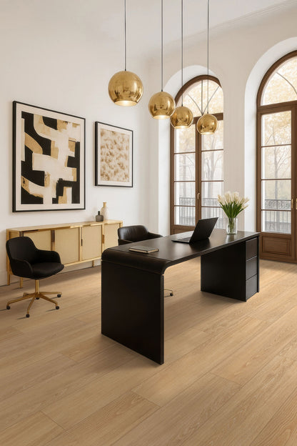 10x60 Placero Wood-Look Matte Smooth Porcelain Tile Warm Brown