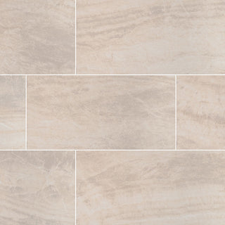 12x24 Praia Stone-Look Matte Smooth Porcelain Tile