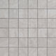 2x2 Praia Mosaic Stone-Look Matte Smooth Porcelain Tile Light Gray