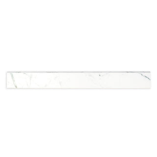 3x24 Regallo Gray Vein Bullnose Stone-Look Matte Smooth Porcelain Tile