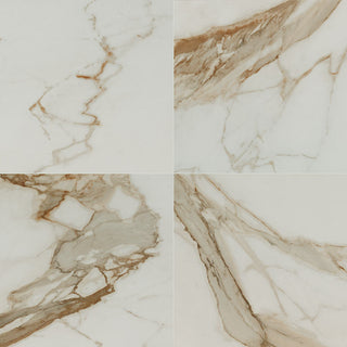 24x24 Regallo Orange Vein Stone-Look Matte Smooth Porcelain Tile