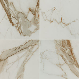 Warm Ivory - 24x48 Regallo Orange Vein Stone-Look Matte Smooth Porcelain Tile