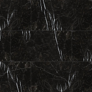 12x24 Regallo Midnight Marble-Look Matte Smooth Porcelain Tile