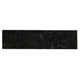 3x24 Regallo Midnight Bullnose Marble-Look Matte Smooth Porcelain Tile Jet Black