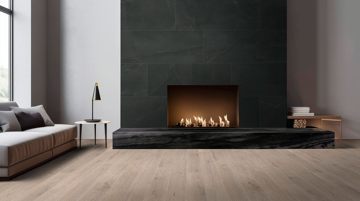 12x24 Regallo White Vein Marble-Look Matte Smooth Porcelain Tile Deep Black