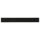 3x24 Regallo White Vein Bullnose Marble-Look Matte Smooth Porcelain Tile Deep Black