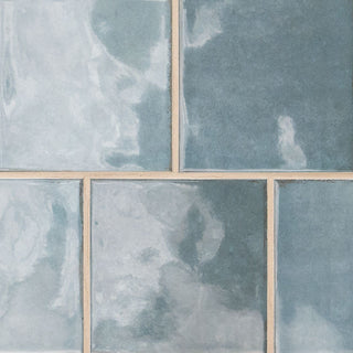 5x5 Renzo Patterned Natural-Look Glossy Textured Ceramic Tile