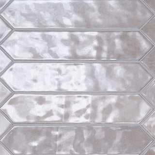 2.5x13 Renzo Picket Patterned Natural-Look Glossy Textured Ceramic Tile