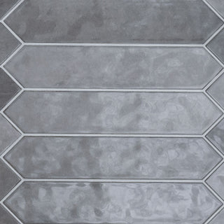 2.5x13 Renzo Picket Patterned Natural-Look Glossy Textured Ceramic Tile